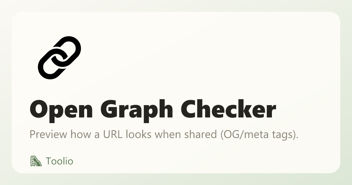 Open Graph Checker — Preview URL Link Shares Instantly · opengraph.xyz ...